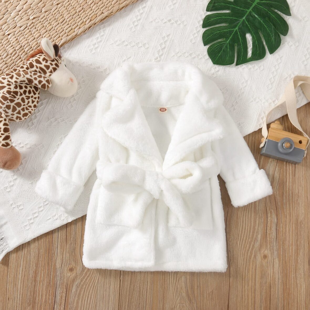 Unisex White Classic Robe Available On Mid-Year Clearance Sales