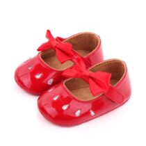 baby-red-bow-soft-sore-shoe