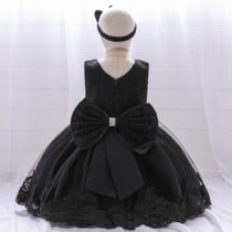 black-sleeveless-bow-dress-for-girl1