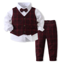 block-wine-waist-coat-set