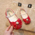 Toddler Girls Red Glossy Glitter Shoe