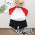 Baby Boy Toddler 2pcs Teddy Smash T-Shirt With Black Short Pant