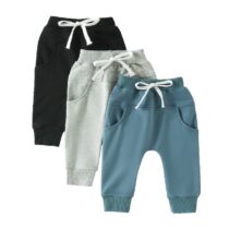 Baby Boy Toddler Boy 3 in 1 Joggers Grey, Blue And Black, PantTrouser