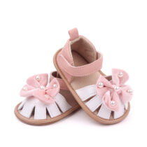 Baby Girl Prewalker Beaded Bow Sandals