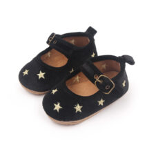 Baby Girl Prewalker Star Soft Sole Shoe