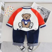 Toddler Baby Boy Teddy Design 2pcs