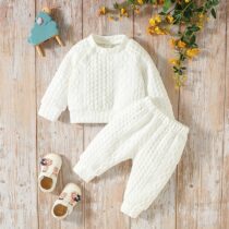 New Born, Toddlers Unisex Classic White On White