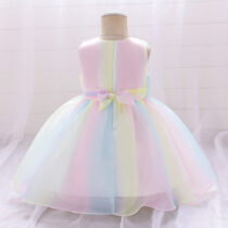 Toddler Girl And Baby Girl Colorful Dress