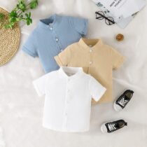 Baby Boy, Toddler Boy, 3 In 1 Short Sleeve Shirt
