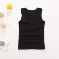 Toddler Boy Single Singlet Available In White, Black And Grey (1)