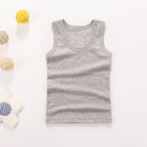 Toddler Boy Single Singlet Available In White, Black And Grey (2)