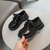 Toddlers Boy Black Fashion Leather Shoe, Boys School Shoes