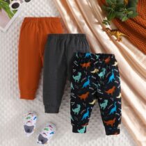 Baby And Toddler Boy Cool Dinosaur 3 In 1 Joggers