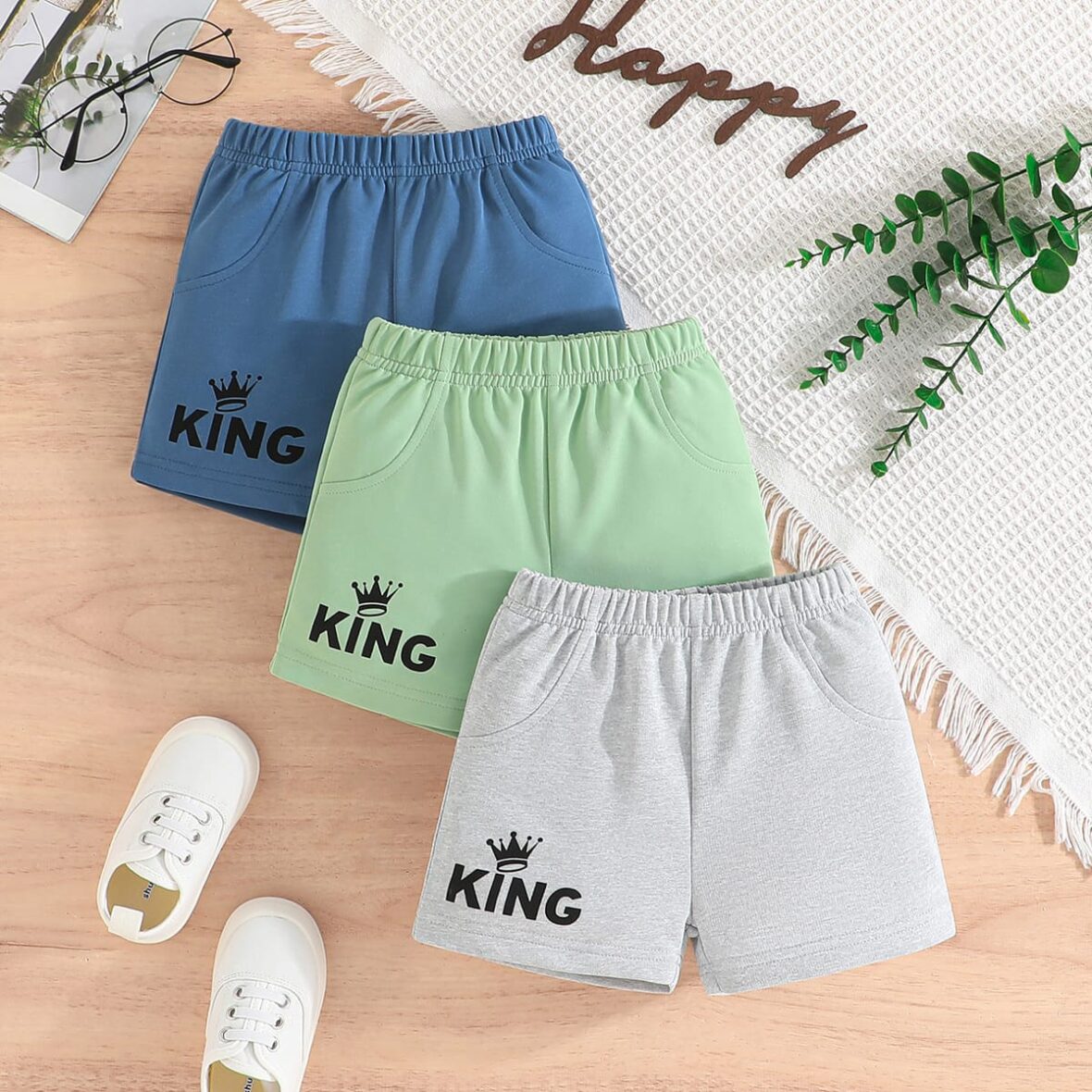 Baby Boy Toddlers Boys 3 In 1 King Shorts