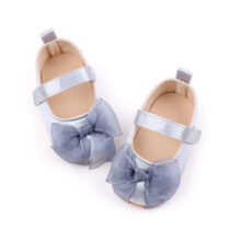 Baby Girl Ribbon Soft Sole Shoes, Pre Walker Shoes
