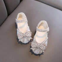 Toddlers Girl Pearl Beaded Princess Shoes