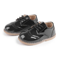 Toddlers Boy Lace Leather Shoe, School Shoes (2)