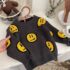 Toddlers Unisex Knitted Emoji Sweater, Sweat Top