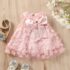 Baby Peach Petal Bow Dress