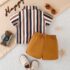 Baby Boy And Toddlers Boy Vintage Shirt And Brown Short 2pcs