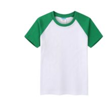 Toddlers Unisex White And Green Tee-Shirt, Independence Day Green