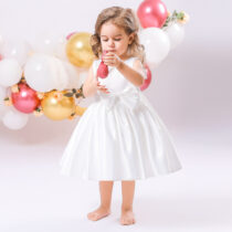 Baby Girl And Toddler Girl Bow Sleeveless Dress