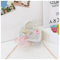 Baby Girl Mini Glitter Princess Clutch Shoulder Bag