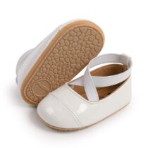 Baby Girl Shoe, Pre Walker Soft Sole Shoes (5)