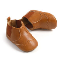 Baby Unisex Soft Sole Brown ankle Boots