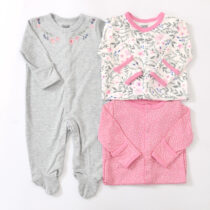 New Born, Baby Unisex 3 In 1 Sleep Suit Overall (4)