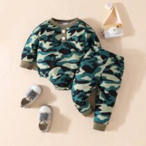 Toddler Boy Combat Camo Mama's Buy 2pcs (2)