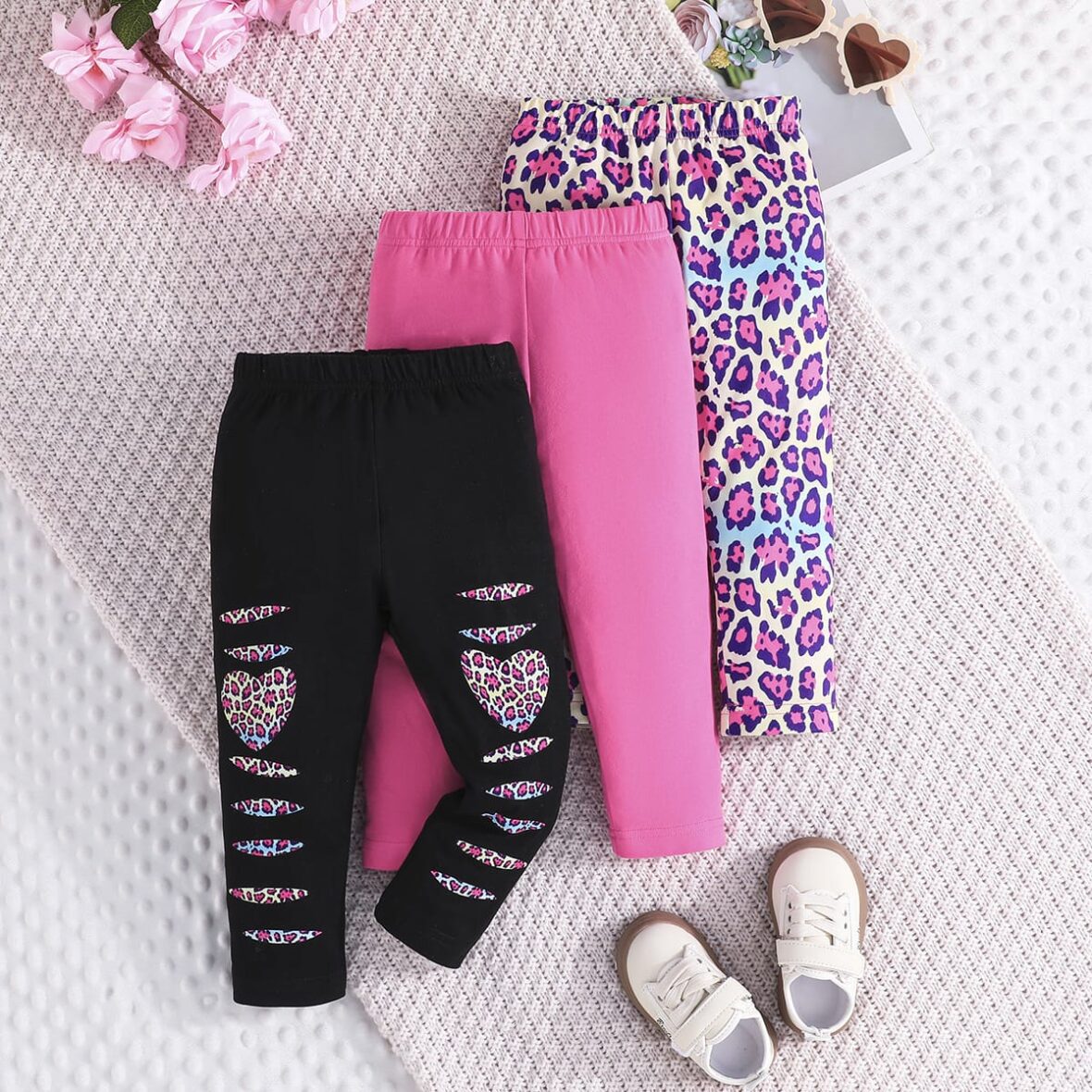 Baby And Toddler Girl 3 In 1 Leggins