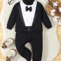 Baby Boy Cute Gentleman Romper
