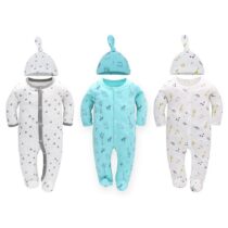 Newborn Baby Boy 3In1 Sleeve Suit Overall