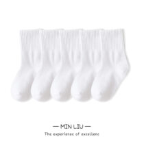 Toddler 5 In 1 White Socks