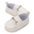Baby Boy White Chain Loafers