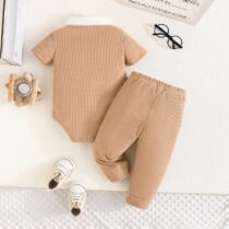Baby White Collar Brown 2Pcs (2)
