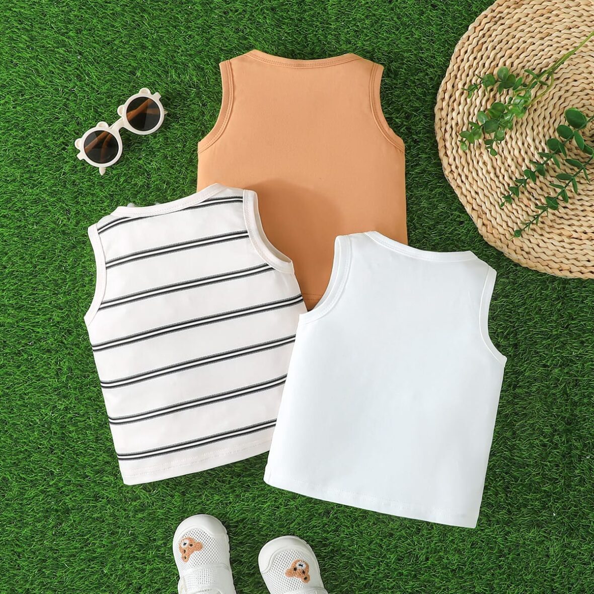 Toddler And Baby Unisex 3 in 1 Teddy Singlet (2)