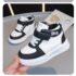 Toddler Unisex Black/White Ankle Sneakers