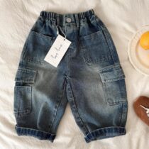Toddler Unisex Combat Denim Trousers