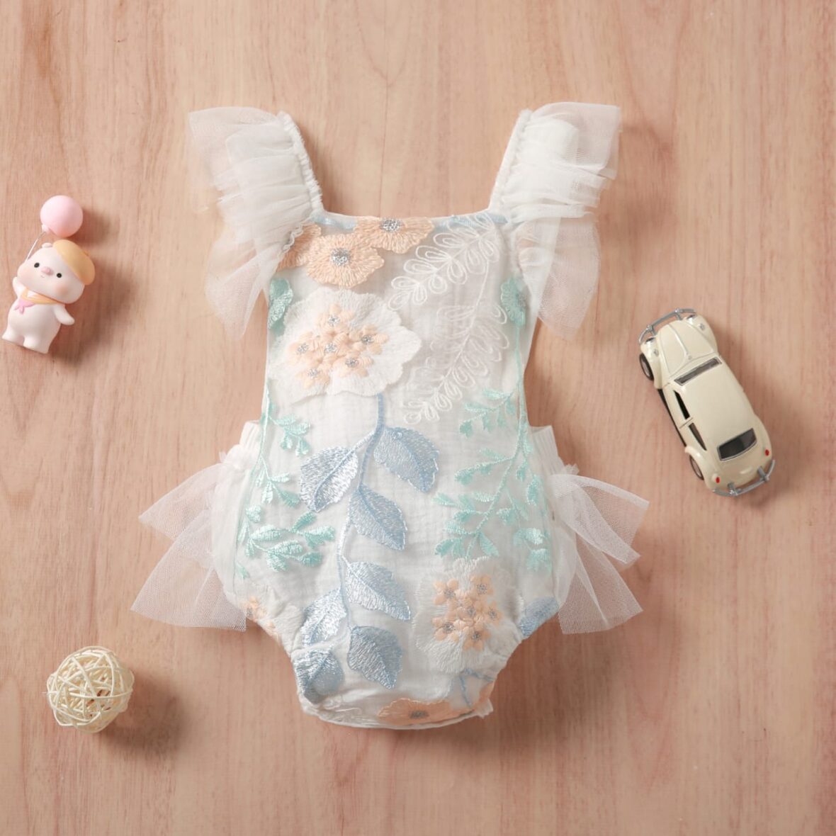 Baby Girl Flower Romper