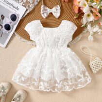 Baby Girl Lace pin down dress