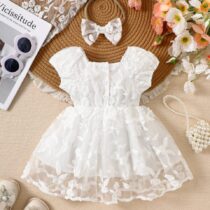 Baby Girl Lace pin down dress