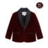Kids And Toddlers Boy Wine Suede Blazers Jacket, Suit Jacket