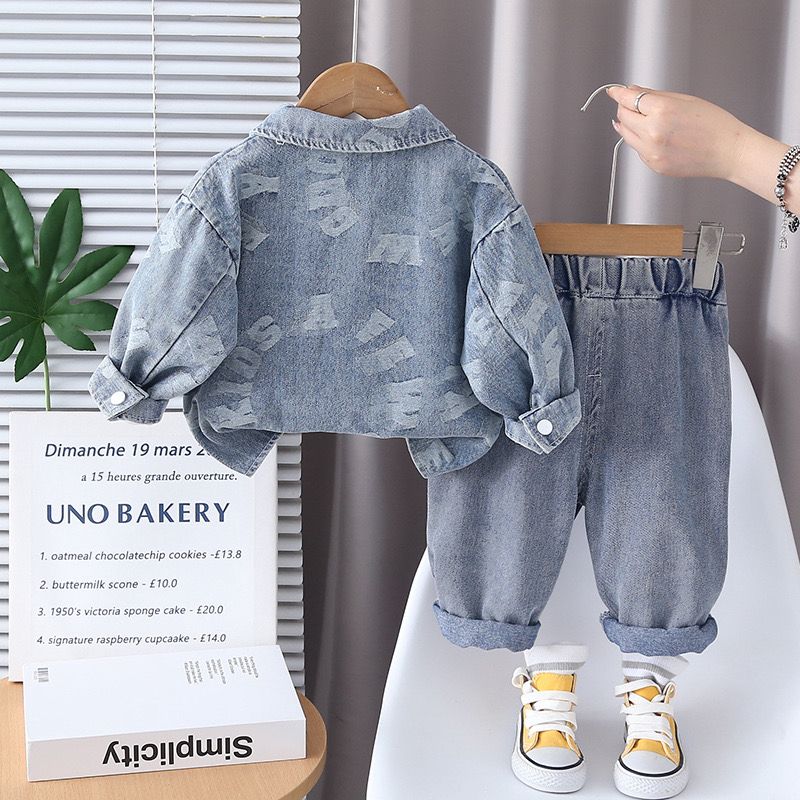 IMG-20251114-WA0060Toddler And Kids Two Pockets Denim Jacket With White Tee Shirt And Denim Trouser 3pcs3