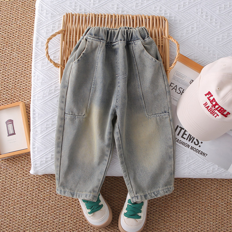 Toddler Boys Denim Vest Jacket With White Shirt And Denim Trouser (3)