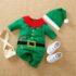 aby Santa Claus Onesie with Hat – Christmas Outfit for Newborns & Infants