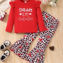 Toddler Girl Daddy Is My First Valentine