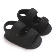 Baby Pre Walker Black Soft Sole Kito Sandals