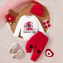 Baby Unisex My First Valentine's Day 3pcs